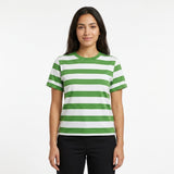 Girls Striped Short Sleeve T Shirt