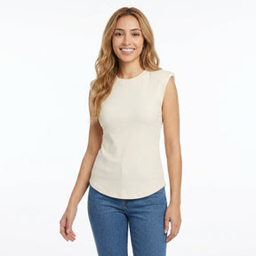 Textured Cap Sleeve Top