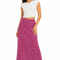 Casual Floral Mesh Maxi Skirt