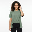 Casual Women Layered Drawstring Hem Top