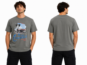 Men Pacific Cinerama Graphic Crew Neck T Shirt
