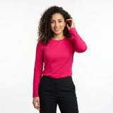 Bright Long Sleeve Basic Top