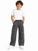 Kids Multi Pocket Cargo Pants