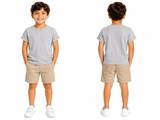 Boys Plain Short Sleeve T Shirt
