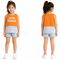 Girls Sleeveless Love Yourself Printed Top