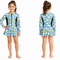 Girls Sun And Cloud Long Sleeve Swim Dress