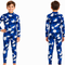 Girls Camo Print Long Sleeve Swimsuit
