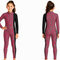 Girls Abstract Print Long Sleeve Swimsuit