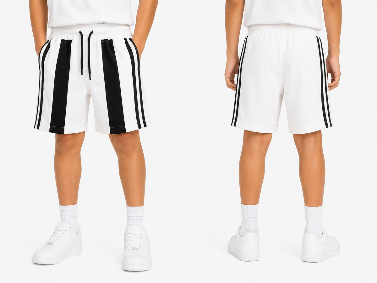 Boys Color Block Casual Shorts