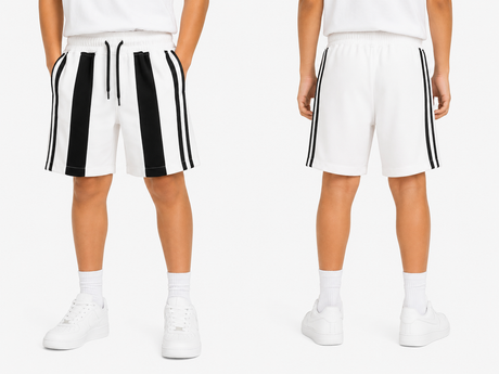 Boys Color Block Casual Shorts