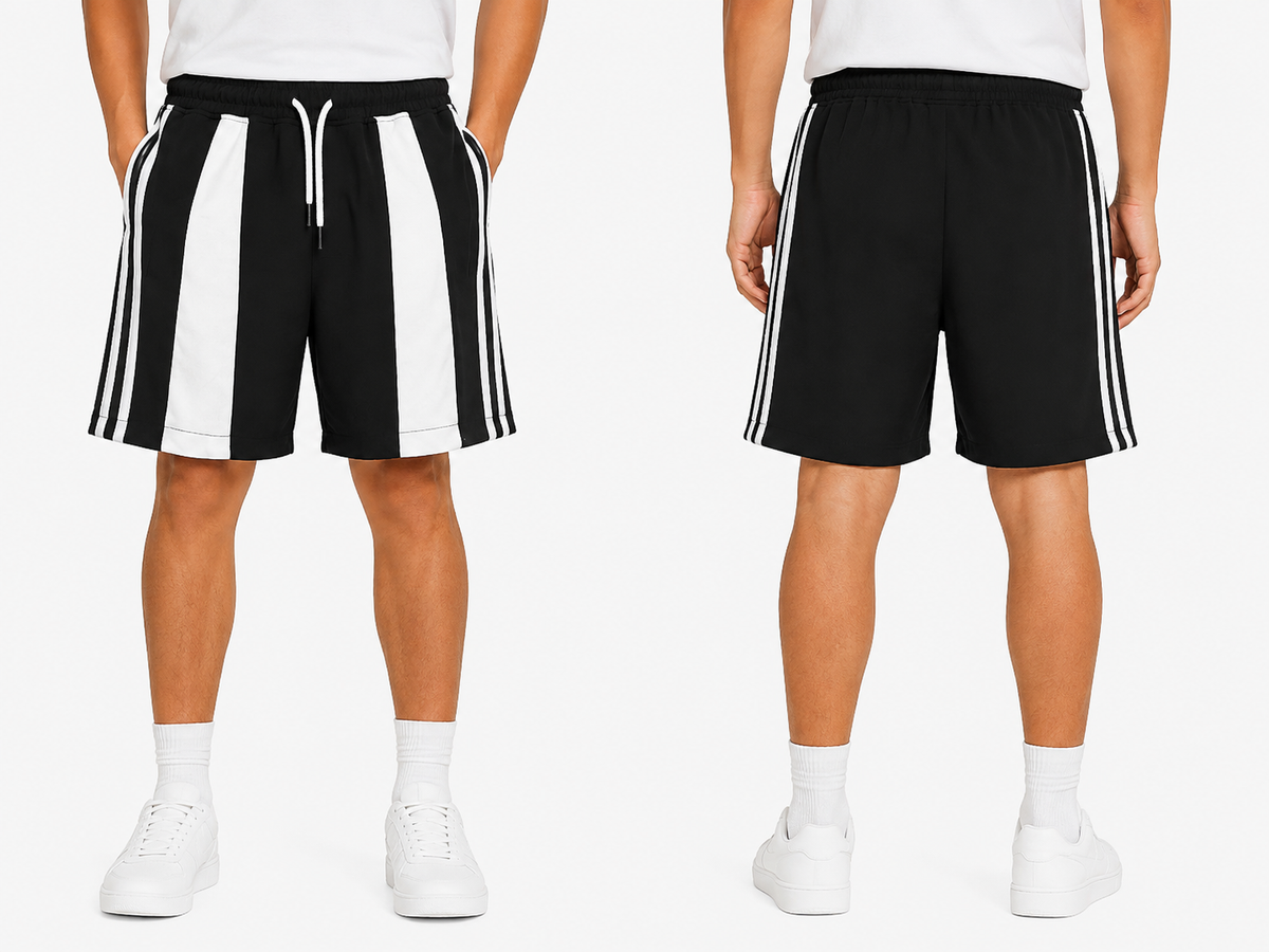 Boys Color Block Casual Shorts