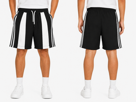 Boys Color Block Casual Shorts