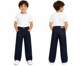 Girls Wide Leg Jeans