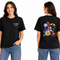 Women Floral Printed Short Sleeve T Shirt