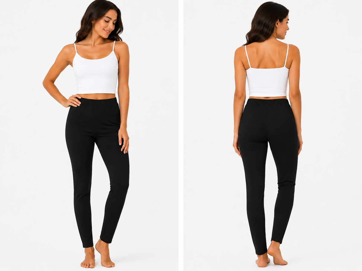 Women Basic Full Length Leggings