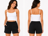 Women Basic Cotton Biker Shorts
