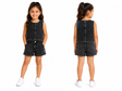 Girls 2 Piece Denim Top And Shorts Set