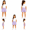 Girls Button Skort