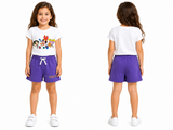 Girls Powerpuff Girls T Shirt And Shorts Set