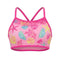 Girls Sea Print Two Piece Swimsuit