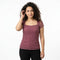 Textured Square Neck Top