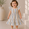 Kids Patterned Tiered Dress