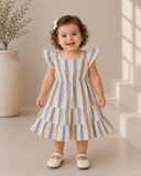 Kids Patterned Tiered Dress
