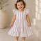 Kids Patterned Tiered Dress