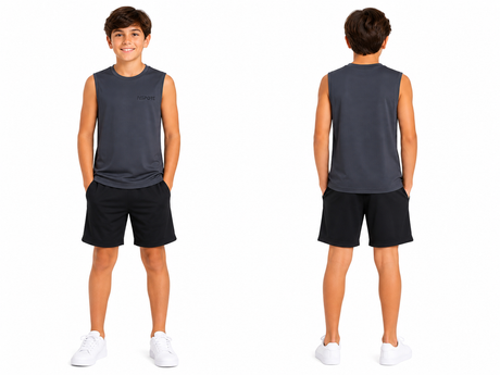Boys Sleeveless Sports Tank Top
