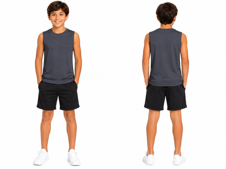 Boys Sleeveless Sports Tank Top