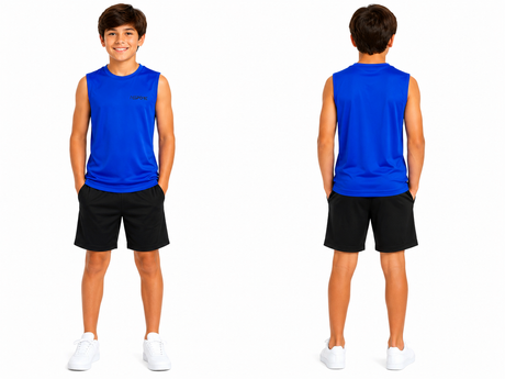 Boys Sleeveless Sports Tank Top