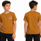 Boys Baseball Cap Patch Short Sleeve T Shirt