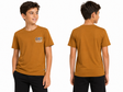 Boys Baseball Cap Patch Short Sleeve T Shirt