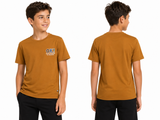 Boys Baseball Cap Patch Short Sleeve T Shirt