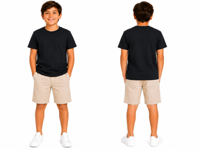 Boys Basic Crew Neck T Shirt