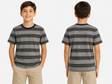 Boys Striped Short Sleeve T Shirt