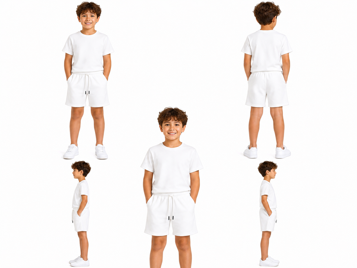 Kids T Shirt And Shorts Set
