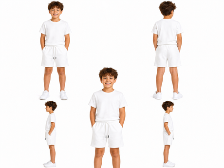 Kids T Shirt And Shorts Set