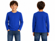 Kids Solid Long Sleeve T Shirt