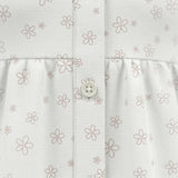 Girls Floral Button Front Dress