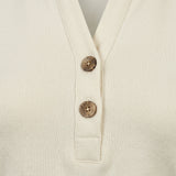 Sleeveless Collared Top With Button Placket