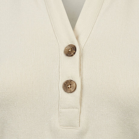 Sleeveless Collared Top With Button Placket