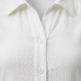 Girls Sleeveless Collared Button Front Top