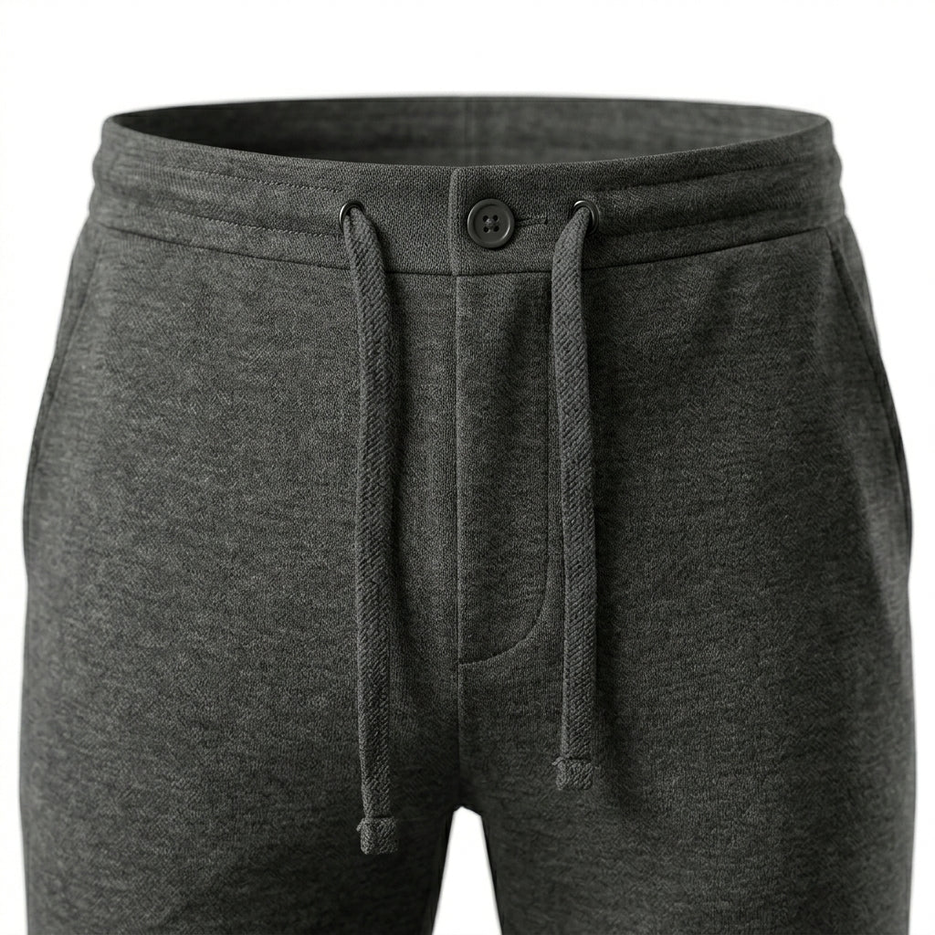 Drawstring Straight Leg Trousers