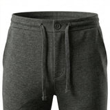 Drawstring Straight Leg Trousers