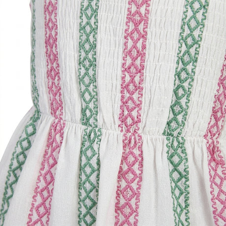 Kids Patterned Tiered Dress