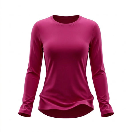 Bright Long Sleeve Basic Top
