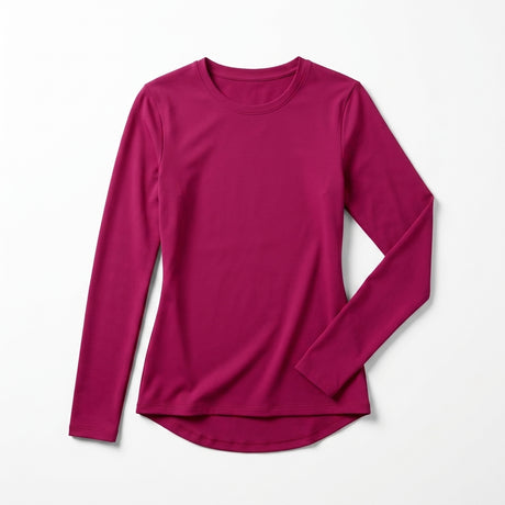 Bright Long Sleeve Basic Top
