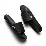 Men Textured Comfort Slide Sandals