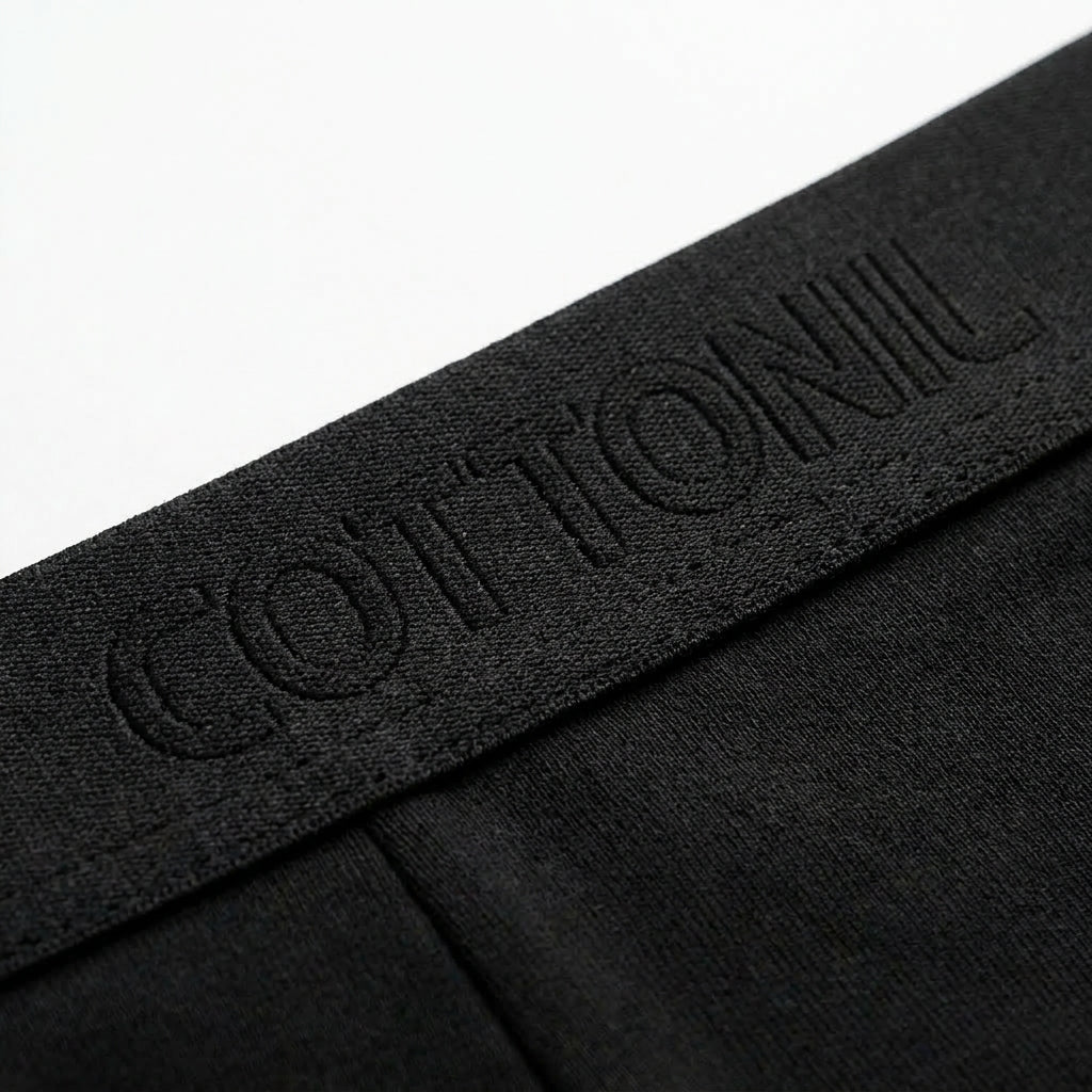 Men Boxer Briefs With Logo Waistband